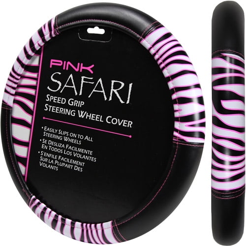 Auto Drive Steering Wheel Cover, Tan/Burlwood