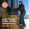 thumbnail image 3 of RefrigiWear Women's Iron-Tuff Bib Overalls - Insulated, Waterproof, Tear-Resistant Workwear for Extreme Cold, 3 of 7