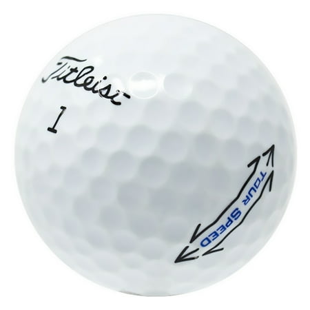 Titleist Tour Speed, Golf Balls, Near Mint, 4a, AAAA Quality, 48 Pack, White
