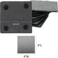 thumbnail image 5 of H-E 8pcs Square Slate Drink Coasters Set, 4" Black Slate Stone Coasters with Anti-Scratch Bottom and Coaster Holder for Drinks Cup, Coaster for Drink Bar Kitchen and Home Decor, 5 of 8