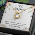 thumbnail image 5 of To My Girlfriend I Knew I loved You Forever Necklace w Message Card, 5 of 20