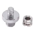 thumbnail image 4 of 2pcs 1/4 Inch 3/8 Inch Converter Threaded Screw Adapter Mount Set Camera/Tripod/ Monopod/Ballhead/ Light Stand, 4 of 4