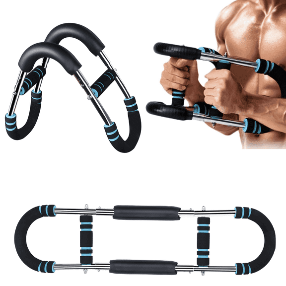 Troxlin Twister Arm Trainer, 110-132-154lb Adjustable Chest & Arm Trainer for Men, Professional Arm Twister Exercise Equipment for Home Gym, Portable Spring Resistance Machine for Upper Body Muscle