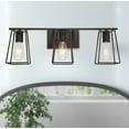 thumbnail image 5 of Aiwen Dimmable 3-Light Vanity Light Rectangle Shade Wall Sconce, 25 Watts, 5 of 7