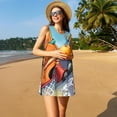 thumbnail image 6 of Saiise Scooby-Doo Print Women's Sleeveless Knee-Length Dress with Pockets Casual Summer Tank Dress, 6 of 7