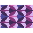 thumbnail image 1 of Ahgly Company Indoor Rectangle Patterned Dark Magenta Purple Area Rugs, 8' x 10', 1 of 1