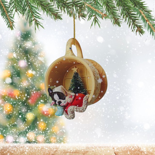 Christmas Pendant Ornaments Personality Ornaments Christmas Ornaments Christmas Tree Ornaments Ornaments Indoor Rear View Pendant Ornaments Stained Glass Window Hangings Easter Bowl Fillers Christmas