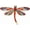 style-3 (Red), variant on Dragonfly Booch Pin Crystal Rhinestone Dragonfly Brooches Fashion Animal Pin Dress Accessories Jewelry Gift for Women