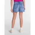 thumbnail image 3 of Wonder Nation Girls Denim Shorts, Sizes 5-18, 3 of 5