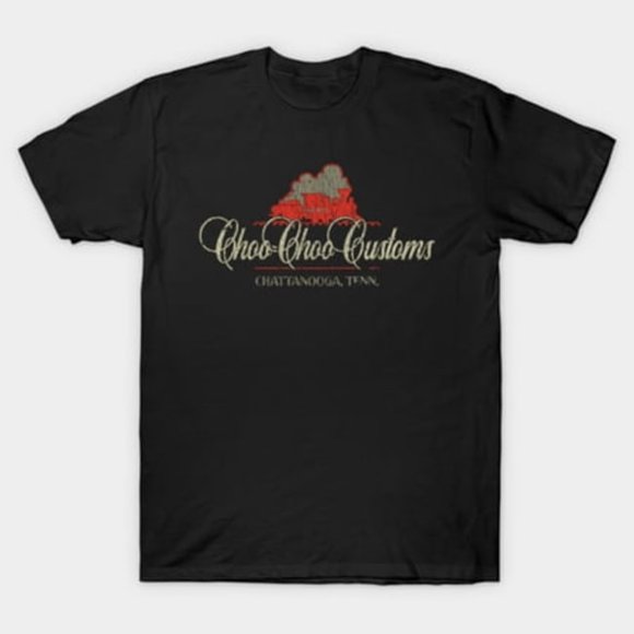 T-Shirt Unisexe Choo Choo Customs 1975 Rétro Van Conversion Culture Art, Tailles jusqu'à 3TG