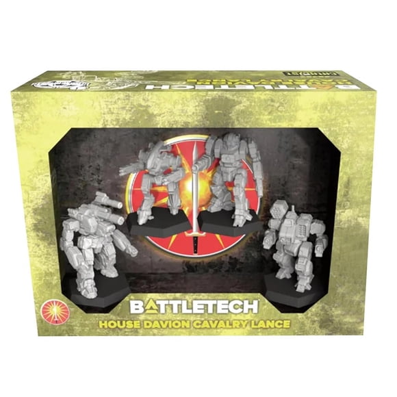 Expansión de juegos de guerra de mesa BattleTech House Davion Cavalry