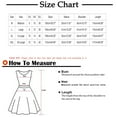 thumbnail image 3 of Women's Round Neck Embroidered Lace Up Waist Up Solid Color 3/4 Sleeve Dress, 3 of 9