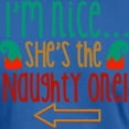 thumbnail image 3 of CafePress - Im Nice She's Naughty Elf Ha T Shirt - Men's Fitted T-Shirt, 3 of 4