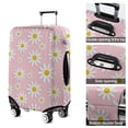 thumbnail image 5 of Pink Daisy Flower Yellow Centers Pattern Luggage Cover Fashion Suitcase Cover Baggage Covers Fit 25-28 Inch Luggage (Go Travel), 5 of 5