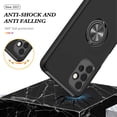 thumbnail image 5 of Case for Samsung A32 5G [Not fit A32 4G], Light Shockproof Protective Cover with Built-in Rotating Holder Kickstand Compatible for Samsung Galaxy A32 5G (Black), 5 of 14