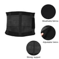 thumbnail image 3 of Unique Bargains Breathable Back Brace Lumbar Support Mesh Design Adjustable Support Straps Lower Back Brace Black Size S, 3 of 7
