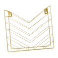 thumbnail image 3 of Revistero de Pared Organizador de Archivos Colgante Portalibros Metal Revistero Soporte para Cartas Decorativo Funcionalidad Metálica Adecuado para Oro, 3 of 8