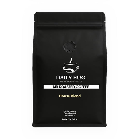Daily Hug House Blend Coffee, Medium Roast, Ground, 12 oz