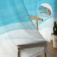 thumbnail image 5 of Blue Gradient Watercolor Chiffon Sheer Curtains For Living Room Bedroom Kitchen ration Window Voiles Organza Tulle Curtain, 5 of 7