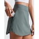 thumbnail image 5 of Mini falda short CRZ YOGA con dobladillo tipo delfín y cintura alta en gris salvia, talla S, 5 of 5