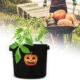 thumbnail image 4 of Bolsa de cultivo de plantas de tela no tejida para jardín de casa, color negro, para cultivo de árboles frutales y vegetales (50 galones (75Dx40H)), 4 of 11