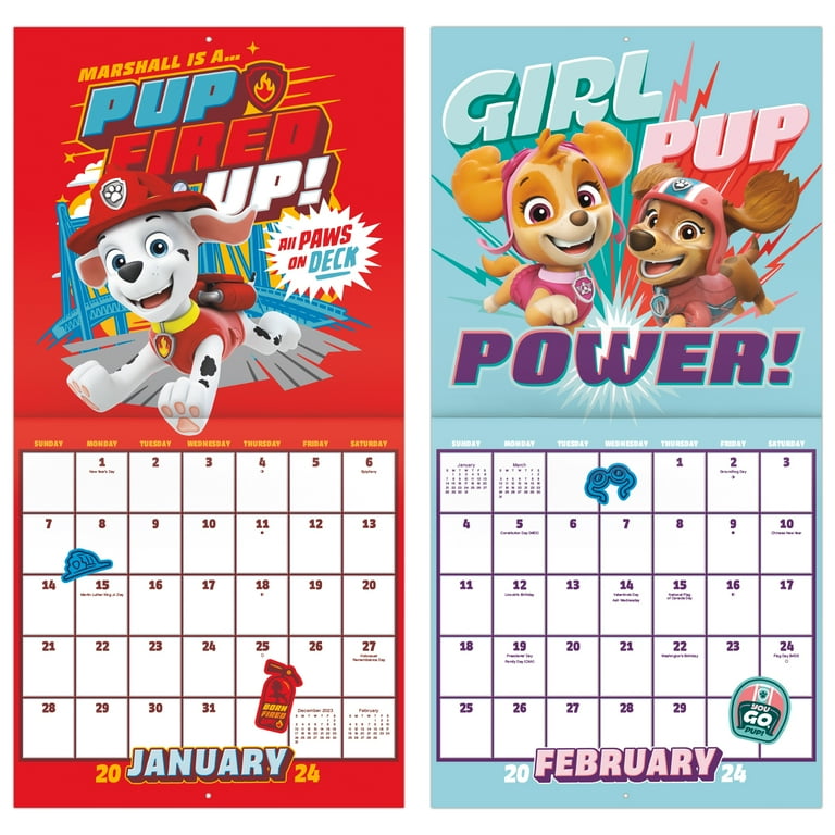 Trends International 2024 Nickelodeon PAW Patrol Wall Calendar & Push Pins - Walmart.com trends-international-2024-nickelodeon-paw-patrol-wall-calendar-push-pins-walmart-com