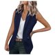 thumbnail image 1 of Pntutb Mujer Sexy Moda Cuello En V Sólido Sin Mangas Bolsillo Cárdigan Casual Outwear Pntutb Pntutb-3975, 1 of 4