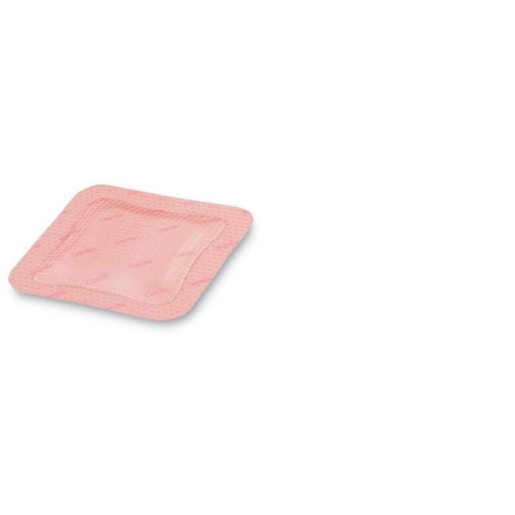 Smith & Nephew Allevyn Gentle Border Lite Silicone Gel Adhesive Hydrocellular Foam Dressing: 6" x 6", 10 Count Pink