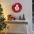 thumbnail image 5 of VOCOO Christmas Wall Clock Silent Non-Ticking, Merry Christmas Santa Claus Round Wall Clocks Decor for Home Kitchen Living Room Office, Battery Operated(10 Inch), 5 of 9