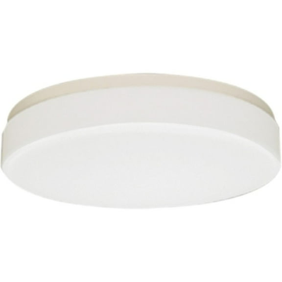 Volume Lighting V6215 1 Light 11" Wide Integrated Led Flush Mount Drum Ceiling Fixture /