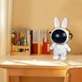 thumbnail image 2 of Space Themed Rabbit Coin Bank for Klds, One Way Saving Money Bank with Lock, Cute Piggy Bank for Home Office Decor, Gift for B0ys GirIs, 2 of 6