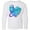 AA-White, variant on Inktastic Suicide Prevention Awareness Purple and Teal Heart Ribbon Long Sleeve Youth T-Shirt