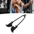 thumbnail image 1 of Cuerda De Gimnasio, Cuerda Para Tirar Hacia Abajo Para Tríceps, Sensación Cómoda Para La Mano, Cuerda De Tensión De Doble Extremo, Nailon TPE Para Gimnasio, 1 of 7