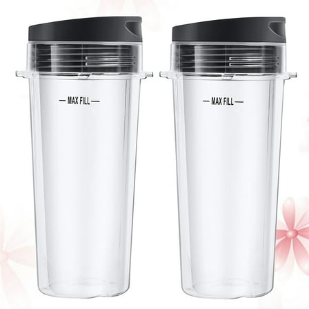 BRIGHTFUFU 4Pcs Blender Cup Novelty Kitchen Gadgets Assorted Color 16OZ Portable Drinking Tall Cylinder