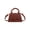 Brown_Hot#802, variant on Women's Shoulder Bag | Versatile PU Leather Handbag Crossbody Messenger | Casual Tote Purse with Adjustable Strap | Fits Phone Wallet Sunglasses Keys | White Brown | 16.5x10x7cm
