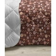 thumbnail image 3 of Mandala Down Alternative Comforter, Oriental Motifs Along Traditional Floral Pattern in Geometric Design, Microfiber Quilt for All Season, 5 Sizes, Pale Mauve Taupe Pale Tan, by Ambesonne, 3 of 3