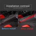 thumbnail image 4 of TINKI Real Carbon Fiber Center Control Side Trim Compatible with Chevrolet Corvette C8 2020-2023, Center Console Passenger Side Decorative Strip Cover, 4 of 15