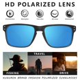 thumbnail image 4 of Gafas de sol KUGUAOK polarizadas cuadradas para hombre y mujer, 4 of 7