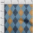 thumbnail image 2 of oneOone Velvet Brown Fabric Argyle Sewing Fabric By The Yard Printed Diy Clothing Sewing Supplies 58 Inch Wide, 2 of 4