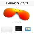 thumbnail image 3 of Gafas de sol polarizadas con clip para hombre y mujer, antirreflejos, UV400, 3 of 5