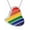 Rainbow, variant on Rainbow Color Heart Urn Necklace for Ashes Heart Cremation Necklace for Women for Human / Pet