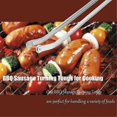 thumbnail image 5 of Bbq Sausage Turning Tongs, Bbq Sausage Grill Tongs, Bbq Sausage Stuffer Tongs, Long Handle Kitchen Tongs For Turning D, 5 of 5