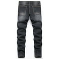 thumbnail image 5 of Gvdentm Boys Jeans Size 10 Boy's Skinny Fit Ripped Destroyed Distressed Fashion Denim Jeans Pants(Black,11-12 Years), 5 of 7