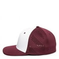 thumbnail image 5 of OC Sports AIR25 Flexible Fitting Cap - White Maroon Maroon, 5 of 8