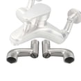 thumbnail image 2 of Lefu Wall Mount Bathtub Adapter Shower Faucet Swing With Decorative Cover Brushed, 2 of 4