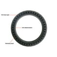 thumbnail image 3 of Dalazy Scooter Tire Non-Slide Tread Pattern Tubeless Shock-Absorption Lightweight Wheel Night Safety Tires Replacement Repairing  2pcs, 3 of 8