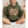 thumbnail image 6 of Bulldogs Hoodie for Women & Teen Girls Groovy Retro School Spirit Game Day Pullover Sweatshirt, 6 of 8