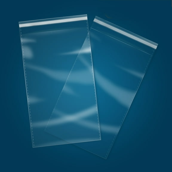 1000 Pcs -6" x 9" Clear Plastic Cellophane Bags-Resealable Self Sealing Cello Bags for A7 A8 A9 Cards & Envelopes, Photo, Prints, Candies