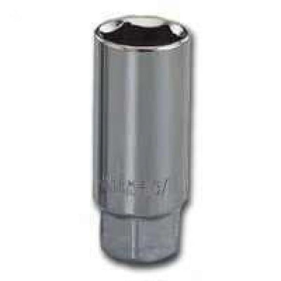 Vulcan MT6511836 Drive Socket, SAE Measuring, 1/2 in Drive, 5/8 in Socket, Vanadium Steel