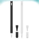 thumbnail image 5 of 2 accesorios con forma de cabeza de gato de dibujos animados, bolígrafo de silicona, compatible con Apple Pencil 2 (negro y blanco), 5 of 8